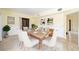 Formal dining room with wood table and seating for six at 21959 Nw 6Th St, Dunnellon, FL 34431