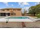 Inviting pool and spa with spacious backyard at 21959 Nw 6Th St, Dunnellon, FL 34431