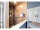 Large walk-in shower with tile surround at 21959 Nw 6Th St, Dunnellon, FL 34431
