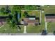 Aerial view of the house, showing the backyard and shed at 6931 Se 54Th St, Ocala, FL 34472