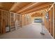 Unfinished workshop with built-in shelving and ample storage at 6931 Se 54Th St, Ocala, FL 34472