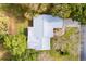 Overhead view of home showcasing roofline and landscaping at 10195 Se 178Th Pl, Summerfield, FL 34491