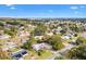 Aerial view showing home's location in a residential neighborhood at 10195 Se 178Th Pl, Summerfield, FL 34491