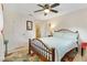 Spacious bedroom with a double bed and built-in closet at 10195 Se 178Th Pl, Summerfield, FL 34491