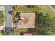 Bird's eye view of a single Gathering home with a large backyard at 13195 Se 93Rd Cir, Summerfield, FL 34491
