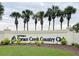 Entrance sign for Spruce Creek Country Club at 13195 Se 93Rd Cir, Summerfield, FL 34491