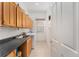 Laundry room with washer, dryer, and extra counter space at 13195 Se 93Rd Cir, Summerfield, FL 34491