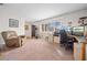 Home office features built-in desk and relaxing armchair at 2201 Nw 135Th Ln, Citra, FL 32113