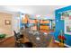 Eat-in kitchen with breakfast bar and granite countertops at 2201 Nw 135Th Ln, Citra, FL 32113