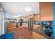 Modern kitchen with ample cabinet space and granite counters at 2201 Nw 135Th Ln, Citra, FL 32113