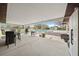 Covered patio overlooking the pool and backyard at 2201 Nw 135Th Ln, Citra, FL 32113