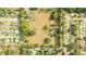 Aerial view showcasing large lot and surrounding houses at 2751 Ne 46Th St, Ocala, FL 34479