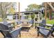 Outdoor firepit area with seating for relaxation and entertaining at 2751 Ne 46Th St, Ocala, FL 34479