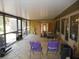 Covered patio with stone flooring, and a sauna at 611 Sw Shorewood Dr, Dunnellon, FL 34431