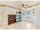 Cozy breakfast nook with built-in shelving and large windows at 7854 Sw 62Nd Ct, Ocala, FL 34476