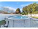 Above ground pool with decorative border at 7854 Sw 62Nd Ct, Ocala, FL 34476