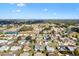 Aerial view showcasing home and surrounding community at 9862 Se 179Th Pl, Summerfield, FL 34491
