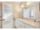 Clean bathroom with vanity and shower at 9862 Se 179Th Pl, Summerfield, FL 34491