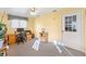 Home office with built-in desk and large window at 9862 Se 179Th Pl, Summerfield, FL 34491