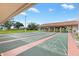 Community shuffleboard courts under covered pavilion at 9862 Se 179Th Pl, Summerfield, FL 34491