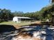 Mobile home with fenced yard and mature trees at 11064 Ne 212Th Ln, Fort Mc Coy, FL 32134