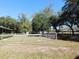 Partially fenced backyard with mature trees at 11064 Ne 212Th Ln, Fort Mc Coy, FL 32134