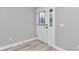 Interior view of the front entry door with glass panels at 2809 Ne 43Rd Rd, Ocala, FL 34470