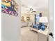Spacious bedroom with carpeted floor, ceiling fan, and dresser at 3977 Nw 46Th Ter, Ocala, FL 34482