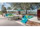 Relaxing pool deck with seating and tables, perfect for lounging at 4072 Nw 44Th Cir, Ocala, FL 34482