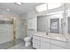 Bathroom with walk-in shower and vanity at 5370 Sw 85Th Ln, Ocala, FL 34476