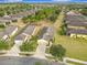 Aerial view of two houses and surrounding landscape at 7732 Sw 94Th Cir, Ocala, FL 34481