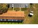 Aerial view of the building and parking lot at 11001 Se Sunset Harbor Rd # F45, Summerfield, FL 34491