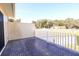 Private balcony with composite deck flooring at 11001 Se Sunset Harbor Rd # F45, Summerfield, FL 34491