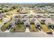 Aerial view of houses and community layout at 5032 Se 108Th St, Belleview, FL 34420