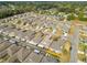 Aerial view of a community of single-Gathering homes at 5032 Se 108Th St, Belleview, FL 34420