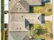 Aerial view of house showing roofline and landscaping at 5032 Se 108Th St, Belleview, FL 34420