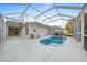 Enjoy this refreshing screened pool and patio area at 505 Kempton Pl, The Villages, FL 32162