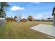 Large backyard with pool, deck, and detached garage at 6292 Se 87Th St, Ocala, FL 34472