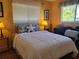 Comfortable bedroom with a double bed and two nightstands at 8473 Sw 106Th St, Ocala, FL 34481
