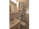 Clean bathroom with white vanity and tiled floor at 10655 Ne 224Th Place Rd, Fort Mc Coy, FL 32134