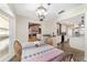 Dining area with table and chairs overlooking kitchen and Gathering room at 2528 Se 15Th St, Ocala, FL 34471