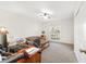 Home office featuring a large window and built-in workspace at 2528 Se 15Th St, Ocala, FL 34471