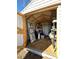 Open storage shed with shelving and room for extra items at 5507 Se 107Th Pl, Belleview, FL 34420