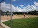 Community baseball field with chain link fence at 8852 Se 119Th St, Summerfield, FL 34491