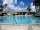 Resort-style community pool with ample deck space at 8852 Se 119Th St, Summerfield, FL 34491