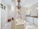 Elegant bathroom with soaking tub, walk-in shower, and double vanity at 3000 Nw 79Th Avenue Rd, Ocala, FL 34482