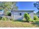 Gray storage shed with single door at 6121 County Road 547 N, Davenport, FL 33837