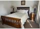 Bedroom with a double bed and nightstands at 2213 Mallory Cir, Haines City, FL 33844