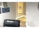 Basement area with wood flooring and artwork on the wall at 514 Hillside Dr, Auburndale, FL 33823