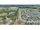 Elevated perspective of a housing development, showing homes and streets at 856 Sun Burst Rd, Winter Haven, FL 33880
